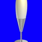 Meubles de lampe de table en verre de vin