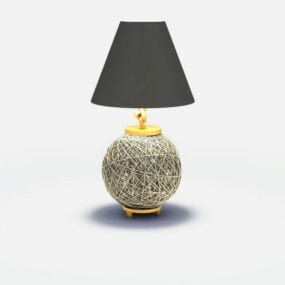 Wire Ball Vintage Table Lamp 3d model