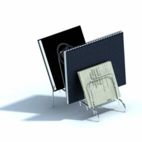 Office Wire Document Holder 3d model