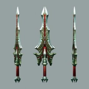 Spel Wizard Sword 3d-modell