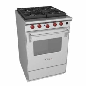 Kitchen Wolf Gas Stove 3d model