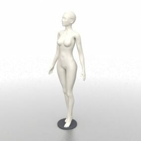 फैशन स्टोर महिला पुतला 3डी मॉडल