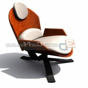 3D model nábytku lůna židle