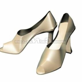 Zapatos de tacón alto de moda para mujer modelo 3d