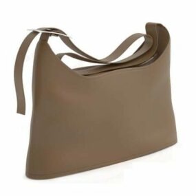 Women Leather Casual Handbag 3d model