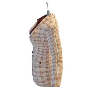 कपड़े महिला स्कर्ट सूट 3डी मॉडल