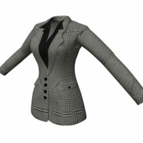 女式时尚商务夹克3d模型
