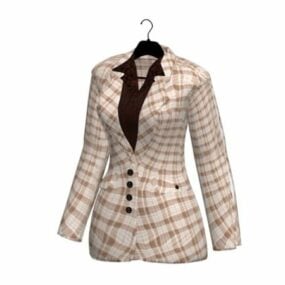 Women Suit Fashion Jacket Hanger 3d model