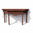 Wooden Antique Wall Console Table