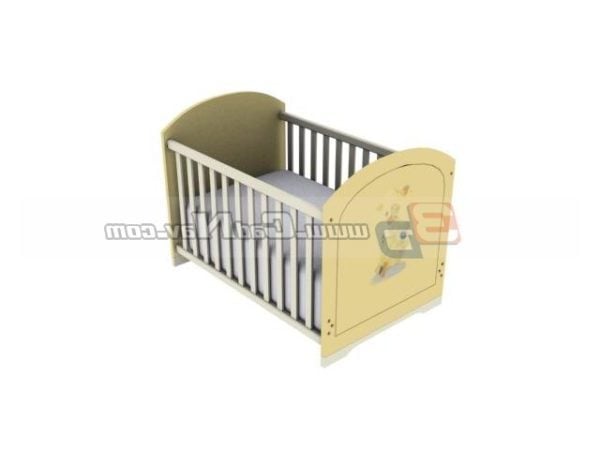 Wooden Baby Crib With Playpens