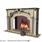 Stone Design Marble Fireplace