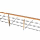 Wood Metal Indoor Railings Design