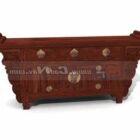 Wooden Carved Classic Console Table