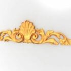Wood Carving Baroque Style Ornament