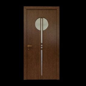 Drewniane drzwi kompozytowe do hotelu Model 3D