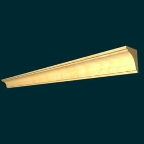 Molding Classic Carved Style 3d model