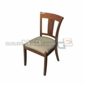 Furniture Wood Design Dining Chair 3d model