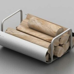 Fireplace Log Holder 3d model