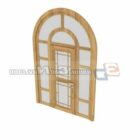 लकड़ी के फ्रेम डिजाइन ग्लास विभाजन दरवाजा
