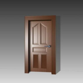 Wooden Loft Door Furniture 3d model