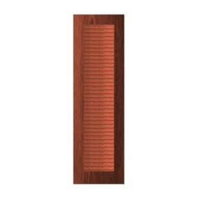 3д модель деревянной двери-ставни