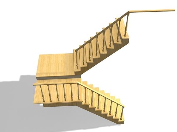 Housing Staircase Half Landing Design