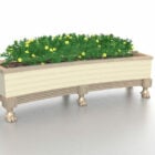 屋外の花植物ベッドボックス