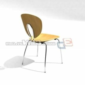 3д модель конференц-стула с деревянной мебелью