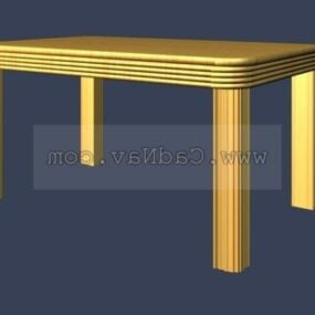 Wooden Furniture Dining Table 3d model