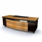Diseño de escritorio ejecutivo de estilo de madera