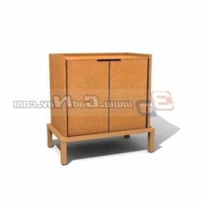 Dřevěný nábytek Tv Cabinet 3D model
