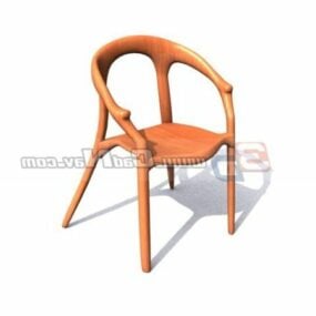 ריהוט כיסא Wishbone דגם תלת מימד