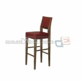 Wooden Urnituref High Chair Bar Stool 3d model