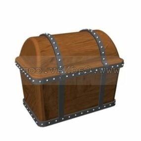 Furniture Wooden Box 3d model
