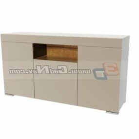 Wooden Furniture House Side Cabinet 3d model