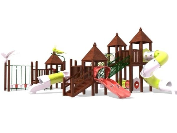 Wooden Outdoor Playground Equipment