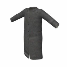 Wool Overcoat Men Fashion 3d model