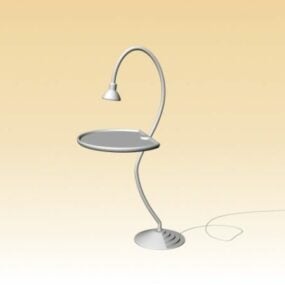 Curved Work Desk Lamp 3d model