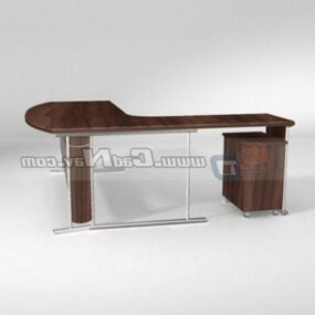 ワークステーション家具オフィステーブル3Dモデル