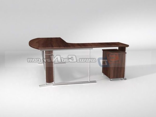 Work Station Furniture Office Table Free 3d Model 3ds Max
