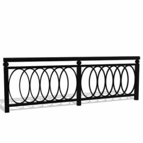 Home Wrought Iron Hand Rails 3d model