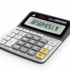 3д модель электронного калькулятора Office Xster