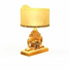 Yellow Crystal Shade Of Table Lamp