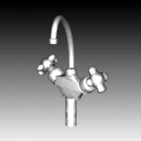 Múnla Sinc Alloy Faucet Equipment 3d