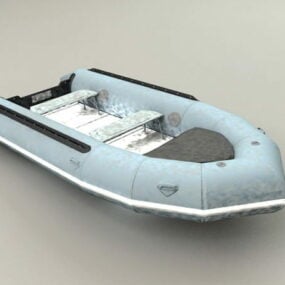 Model 3d Perahu Inflatable Zodiak