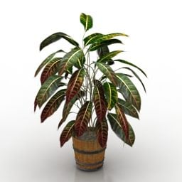 Plantepotte 3d-modell