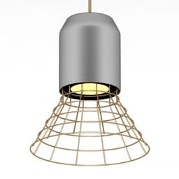 3д модель дизайна старого потолочного светильника