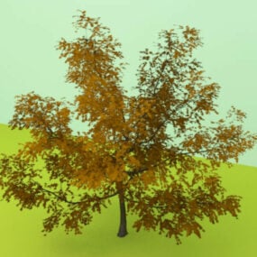 黄叶树3d模型