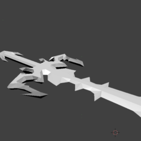 Gaming Fantasy Sword דגם תלת מימד