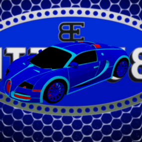 3д модель автомобиля Bugatti